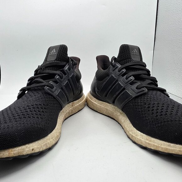 Adidas UltraBoost 1.0 Mens Size 12 Core Black White Running Shoes Athletic Walk - Picture 2 of 13